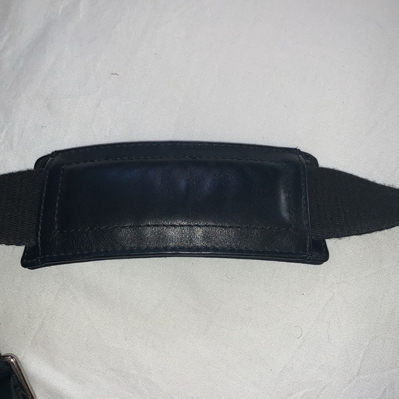 Gently Loved Tan Canvas Leather Laptop Crossbody Messenger Bag by COACH - Picture 12 of 12